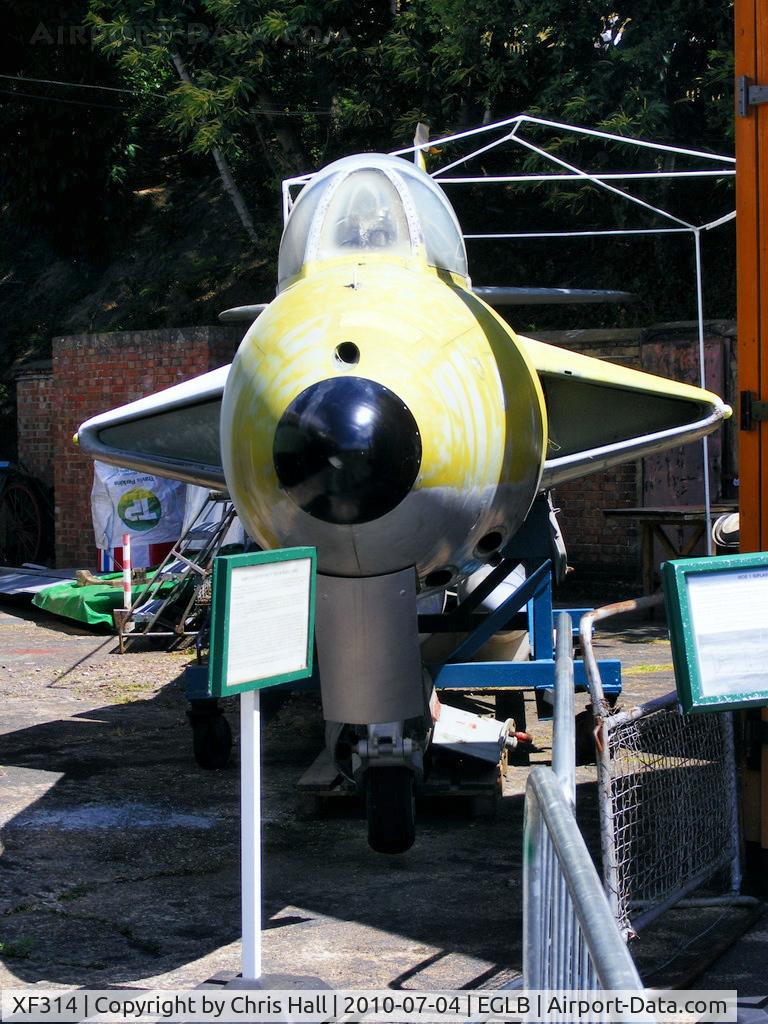 XF314, 1955 Hawker Hunter F.4 C/N HABL003075, Hawker Hunter F.51 now at the Brooklands Museum after being at the Tangmere Military Aviation Museum and Wycombe Air Park