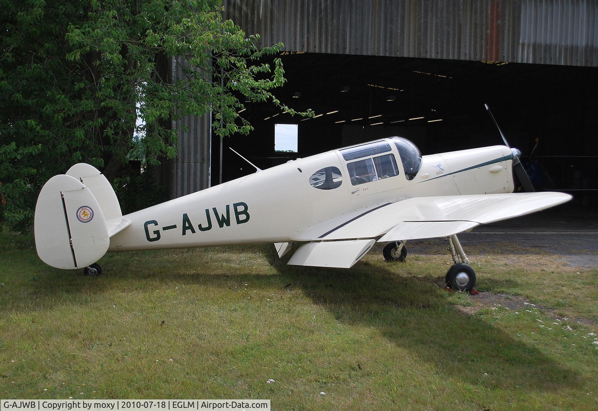 G-AJWB, 1946 Miles M38 Messenger 2A C/N 6699, Miles M38 Messenger 2A powered by a Blackburn Cirrus Major III at White Waltham