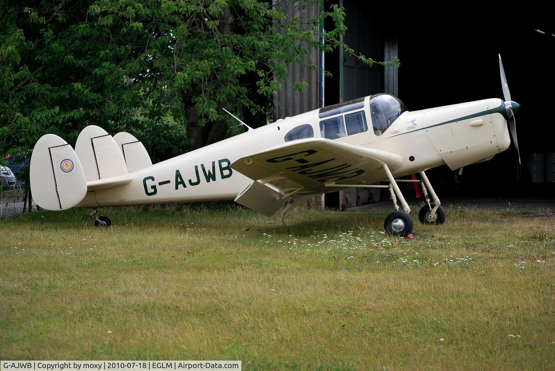 G-AJWB, 1946 Miles M38 Messenger 2A C/N 6699, Miles M38 Messenger 2A powered by a Blackburn Cirrus Major III at White Waltham