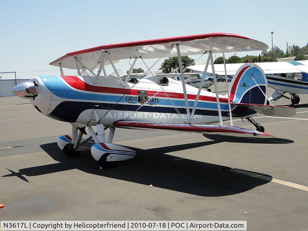 N3617L, 1978 Great Lakes 2T-1A-2 Sport Trainer C/N 0815, Parked for display