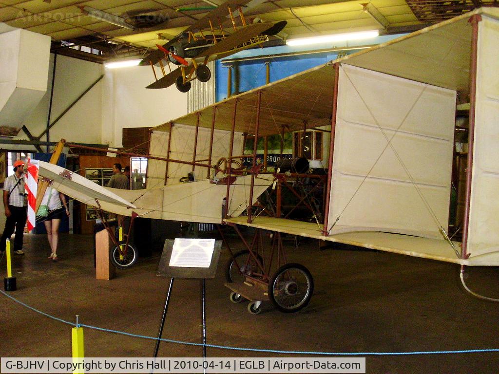 G-BJHV, Voisin Replica C/N MPS-1, Voisin Biplane scale reproduction preserved at the Brooklands Museum