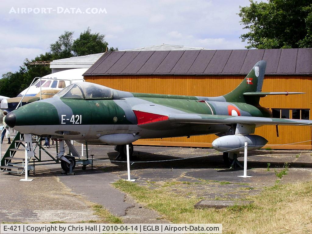E-421, Hawker Hunter F.51 C/N 41H/680280, preserved at the Brooklands Museum