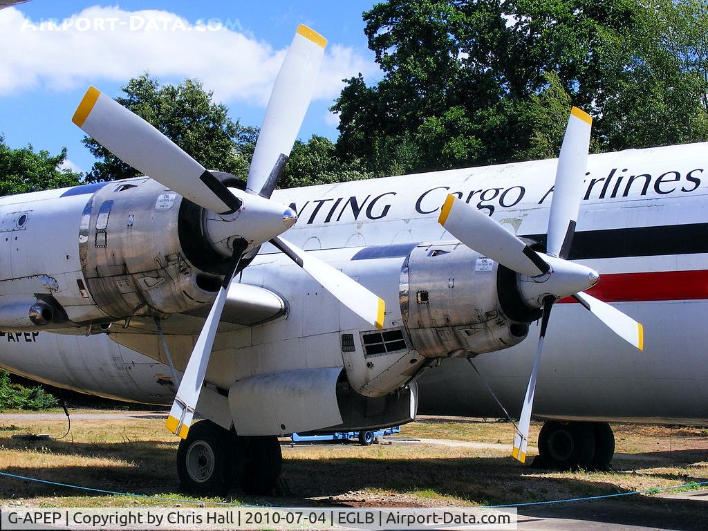 G-APEP, 1961 Vickers Vanguard 953 C/N 719, Rolls-Royce RB.109 Tyne twin-shaft turboprop engine