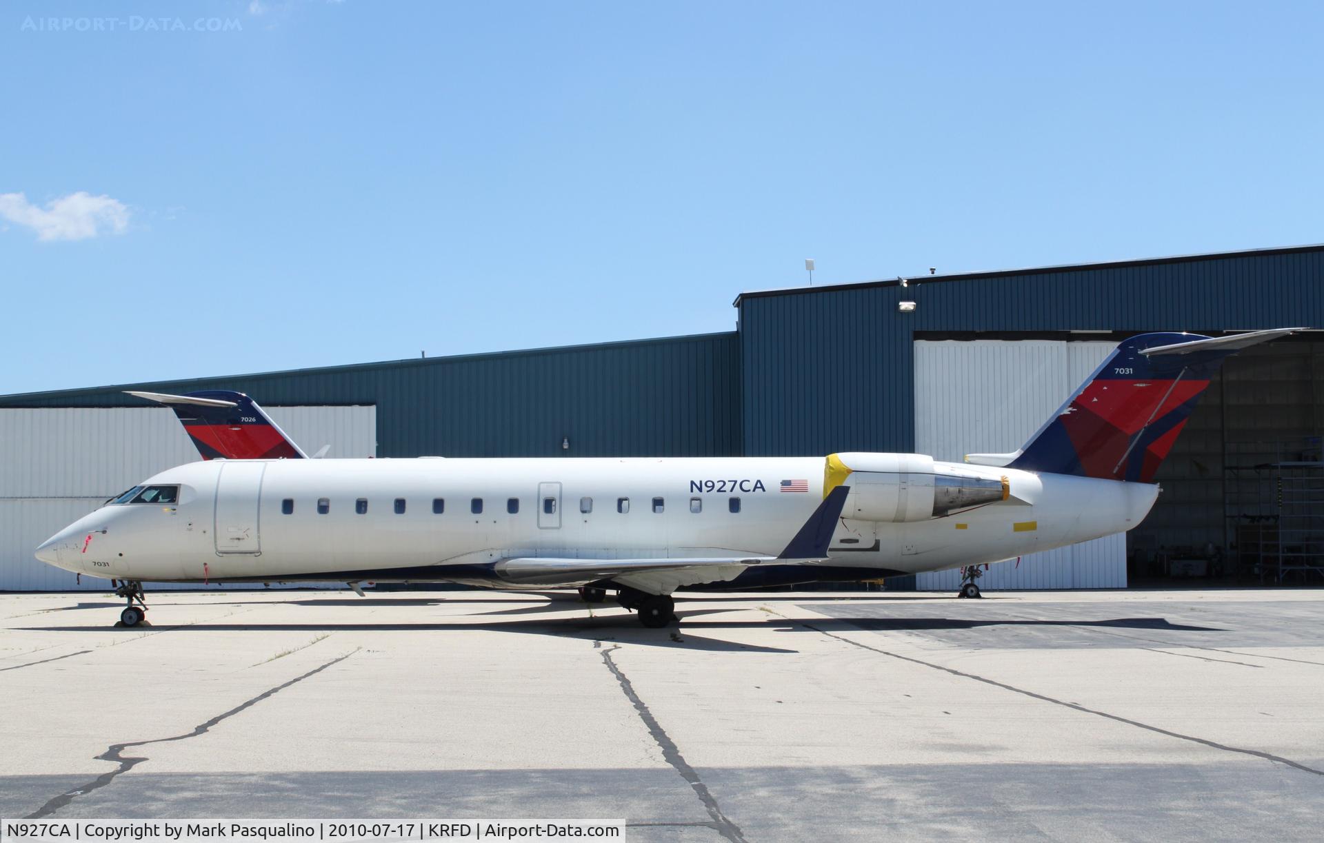 N927CA, 1993 Canadair CRJ-100ER (CL-600-2B19) C/N 7031, CL-600-2B19