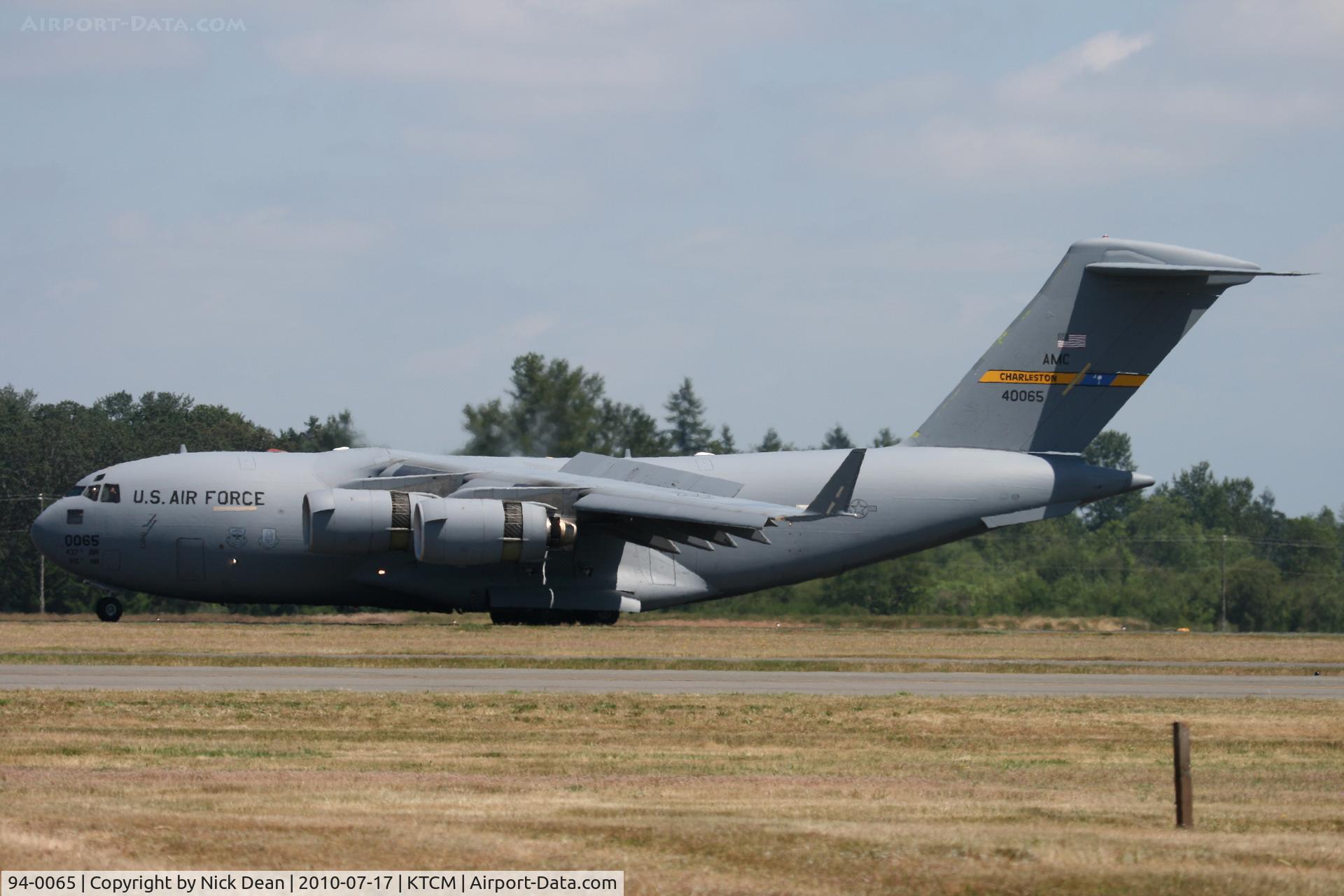 94-0065, 1994 McDonnell Douglas C-17A Globemaster III C/N 50025/F-24, KTCM