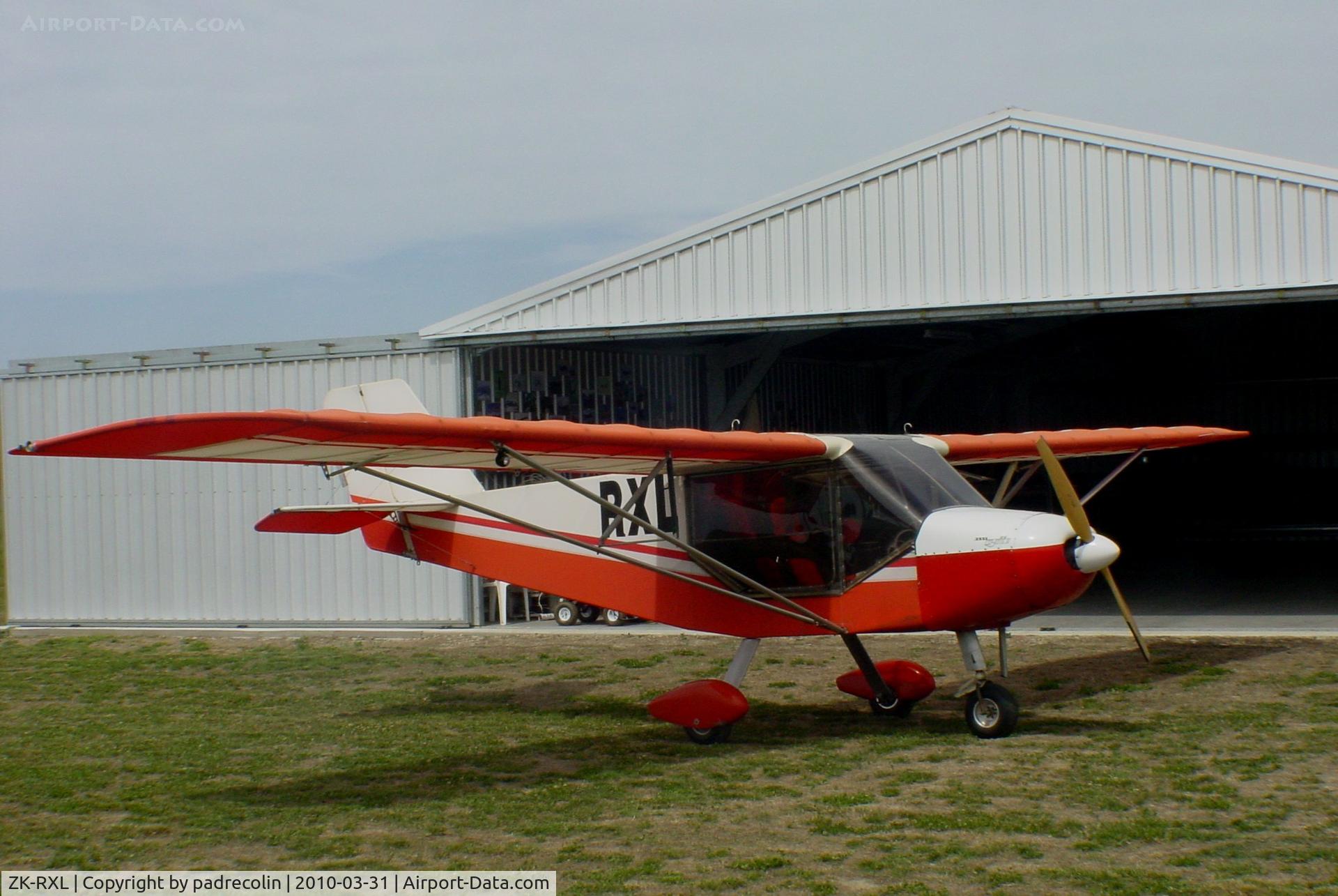 ZK-RXL, Rans S-6ESXL Coyote II C/N 02971099, ZK-RXL  outside its hangar at Oamaru airport, New Zealand.