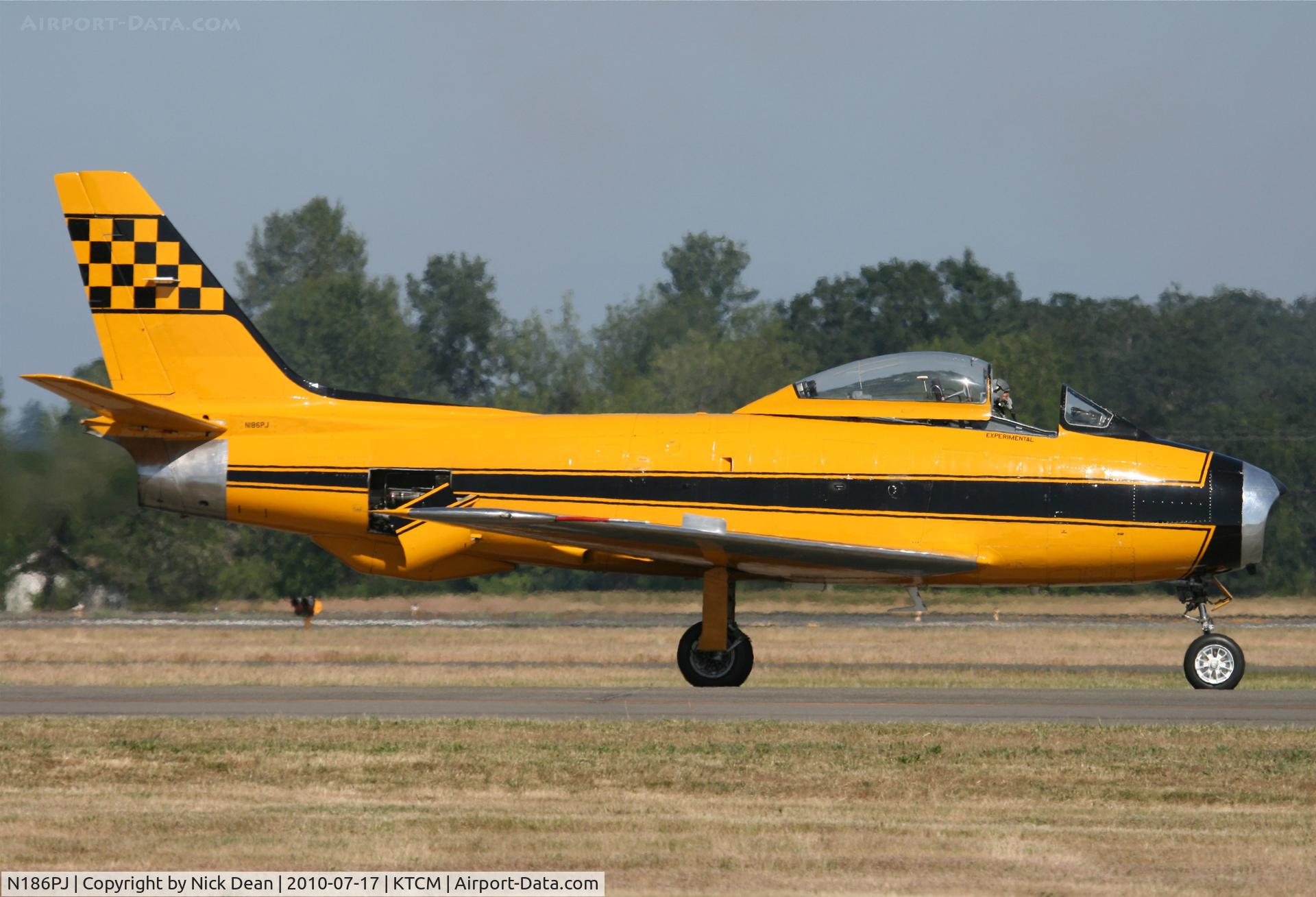 N186PJ, 1958 Canadair F-86E MK.6 C/N 1710, KTCM