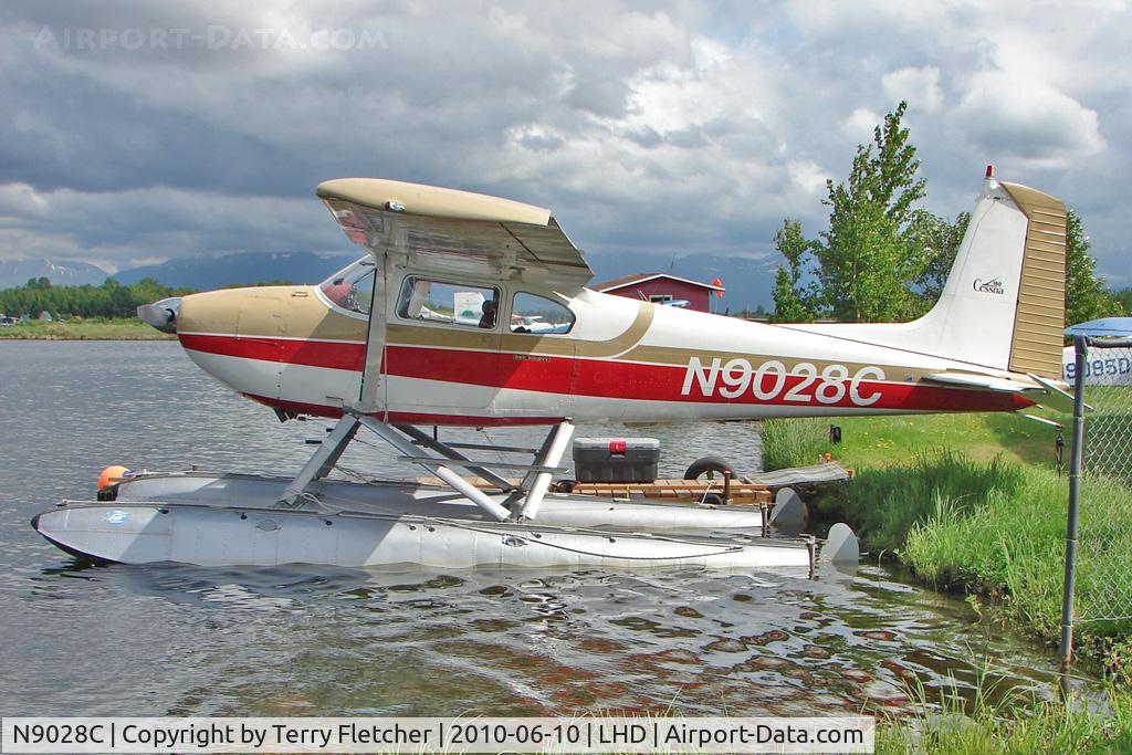 N9028C, 1954 Cessna 180 C/N 31076, 1954 Cessna 180, c/n: 31076 at Lake Hood