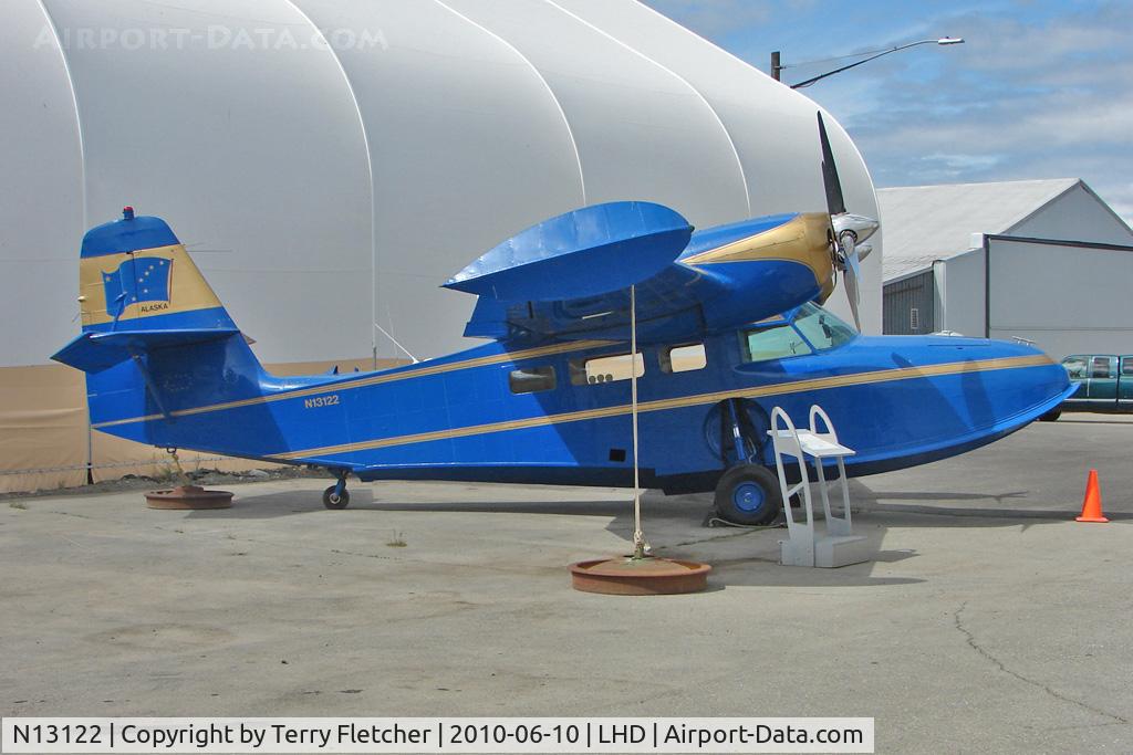 N13122, 1943 Grumman G-44 Widgeon C/N 1312, 1943 Grumman G-44, c/n: 1312 at Alaska Aviation Heritage Museum at Lake Hood