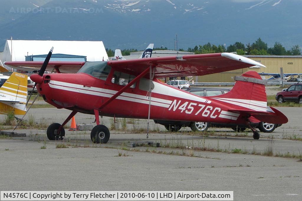 N4576C, 1953 Cessna 170B C/N 25520, 1953 Cessna 170B, c/n: 25520 at Lake Hood