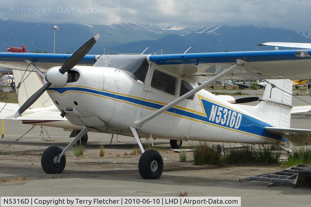N5316D, 1958 Cessna 180A C/N 50214, 1958 Cessna 180A, c/n: 50214 at Lake Hood