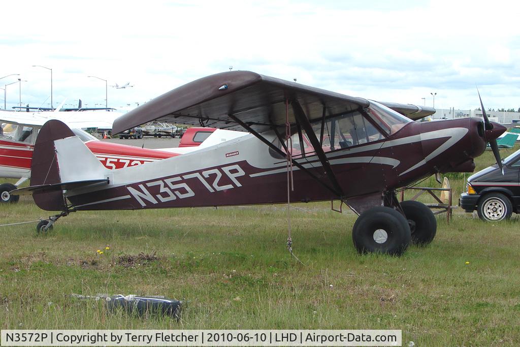 N3572P, 1955 Piper PA-18 C/N 18-4526, 1955 Piper PA-18, c/n: 18-4526 at Lake Hood