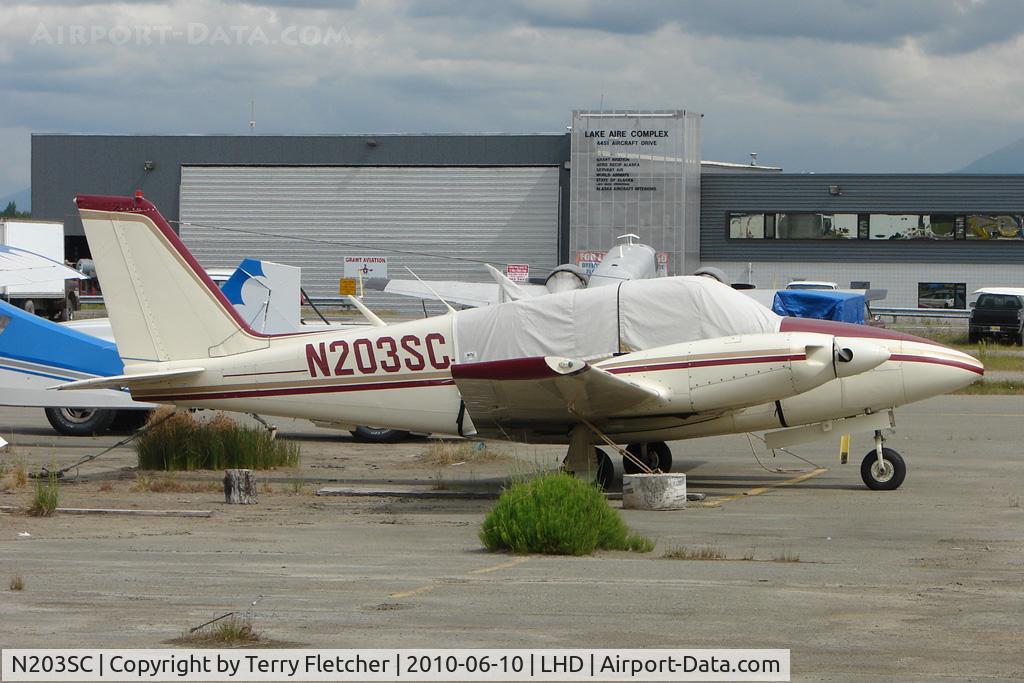 N203SC, 1966 Piper PA-30 Twin Comanche C/N 30-1118, 1966 Piper PA-30, c/n: 30-1118 at Lake Hood