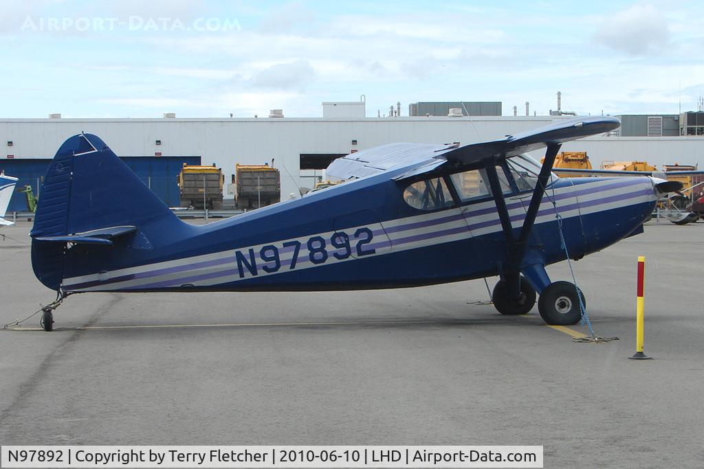 N97892, 1946 Stinson 108-1 Voyager C/N 108-892, 1946 Stinson 108-1, c/n: 108-892 at Lake Hood