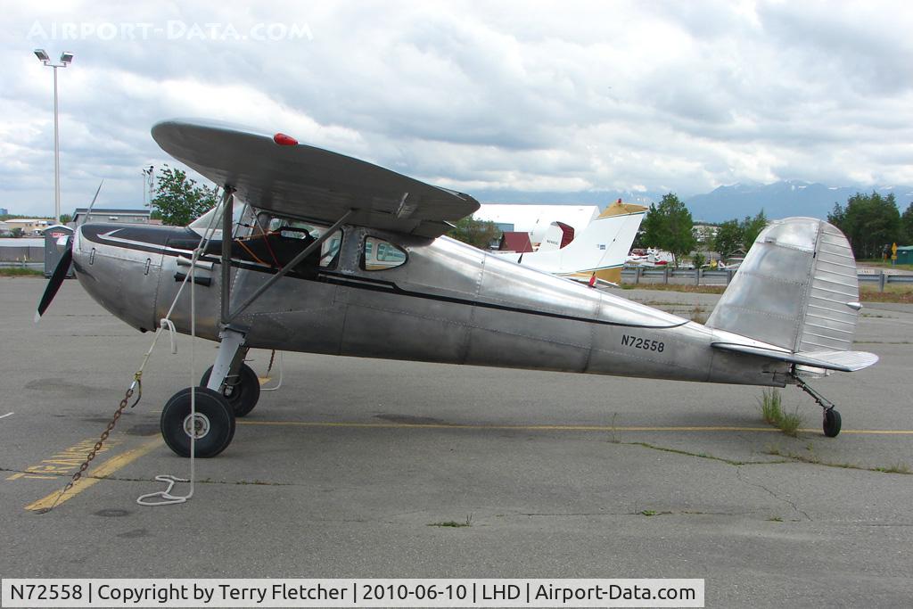 N72558, 1946 Cessna 140 C/N 9728, 1946 Cessna 140, c/n: 9728 at Lake Hood