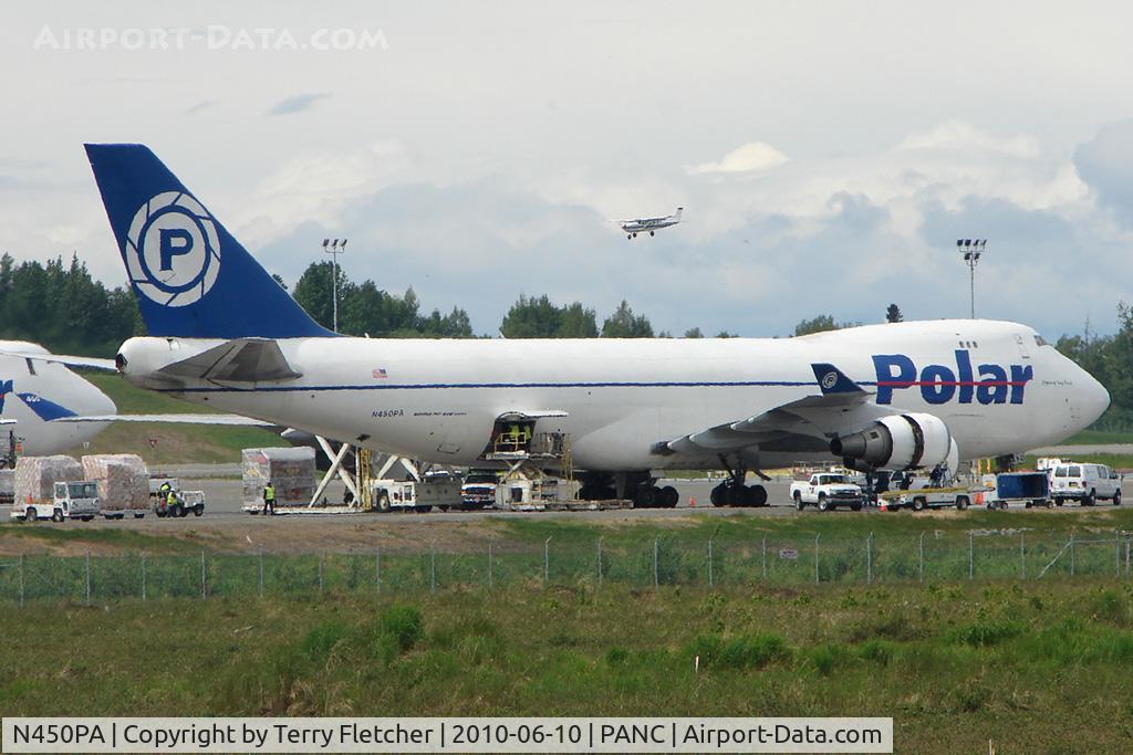 N450PA, 2000 Boeing 747-46NF C/N 30808, 2000 Boeing 747-46NF, c/n: 30808 of Polar at Anchorage