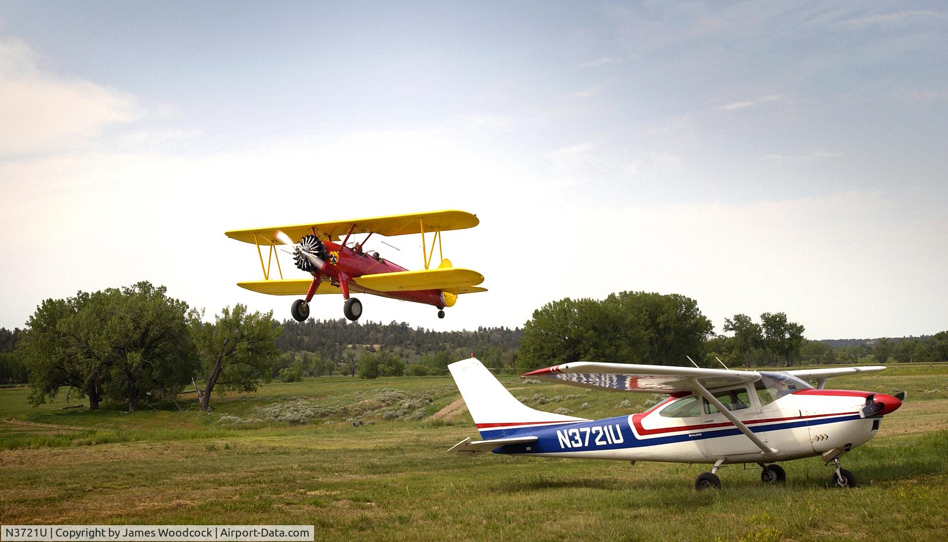 N3721U, 1963 Cessna 182G Skylane C/N 18255121, N3721U at the Parrott Ranch north of Billings, Mont.