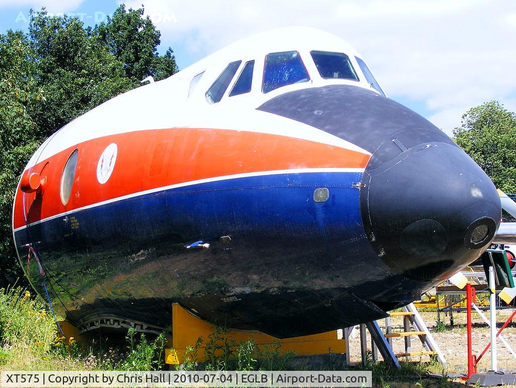 XT575, 1961 Vickers Viscount 837 C/N 438, nose section of this former Royal Aircraft Establishment Viscount preserved at the Brooklands Museum