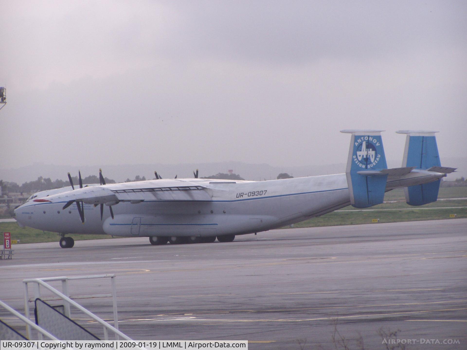 UR-09307, 1974 Antonov An-22A C/N 043481244, Rarely seen in Malta. This An22 UR-09307 of the Antonov Design.