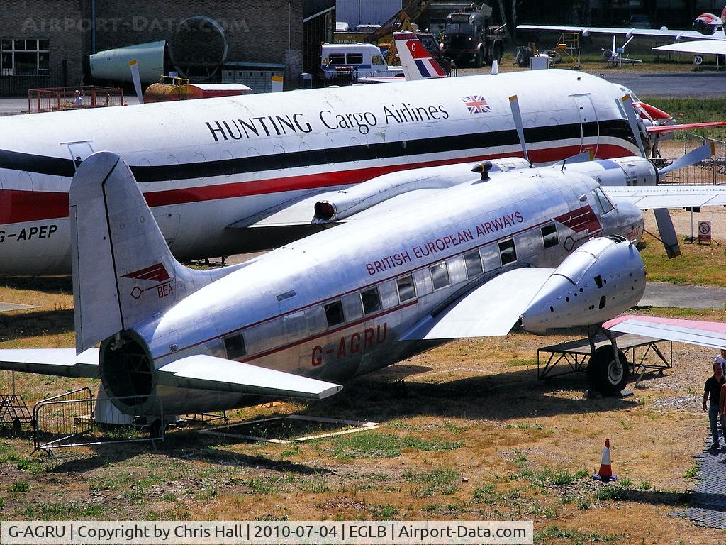 G-AGRU, 1946 Vickers 657 Viking 1 C/N 112, once used as a coffee bar at the ‘Avia Resto’ restaurant, Soesterberg, The Netherlands