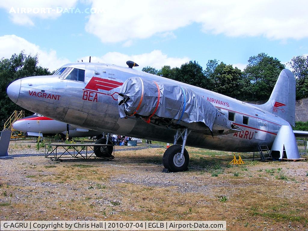 G-AGRU, 1946 Vickers 657 Viking 1 C/N 112, on a long-term loan to The Brooklands Museum from the Cosford Aerospace museum