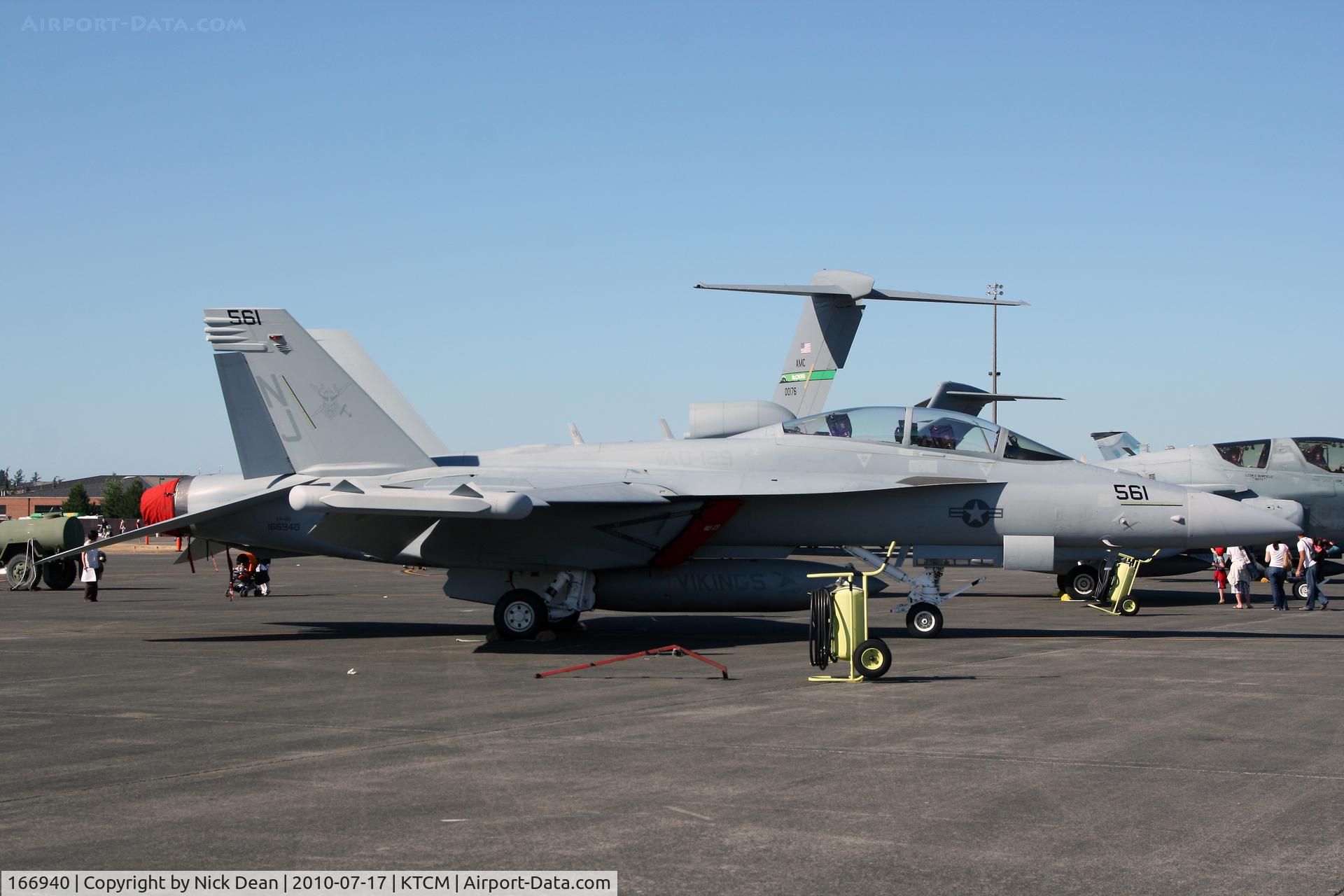 166940, Boeing EA-18G Growler C/N G-25, KTCM