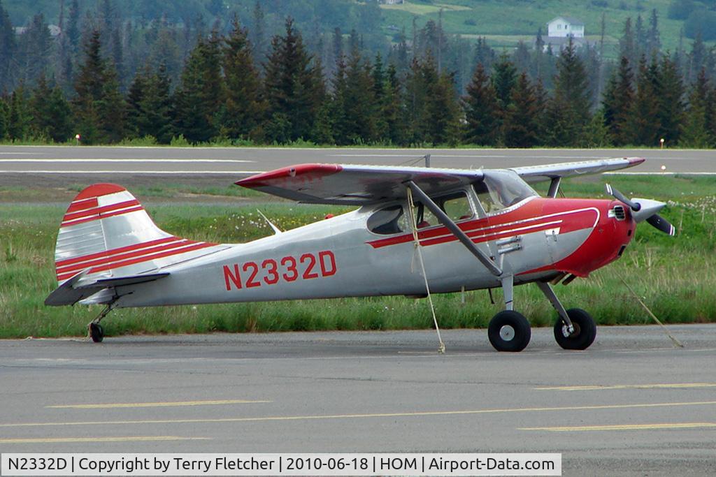 N2332D, 1952 Cessna 170B C/N 20484, 1952 Cessna 170B, c/n: 20484 at Homer AK