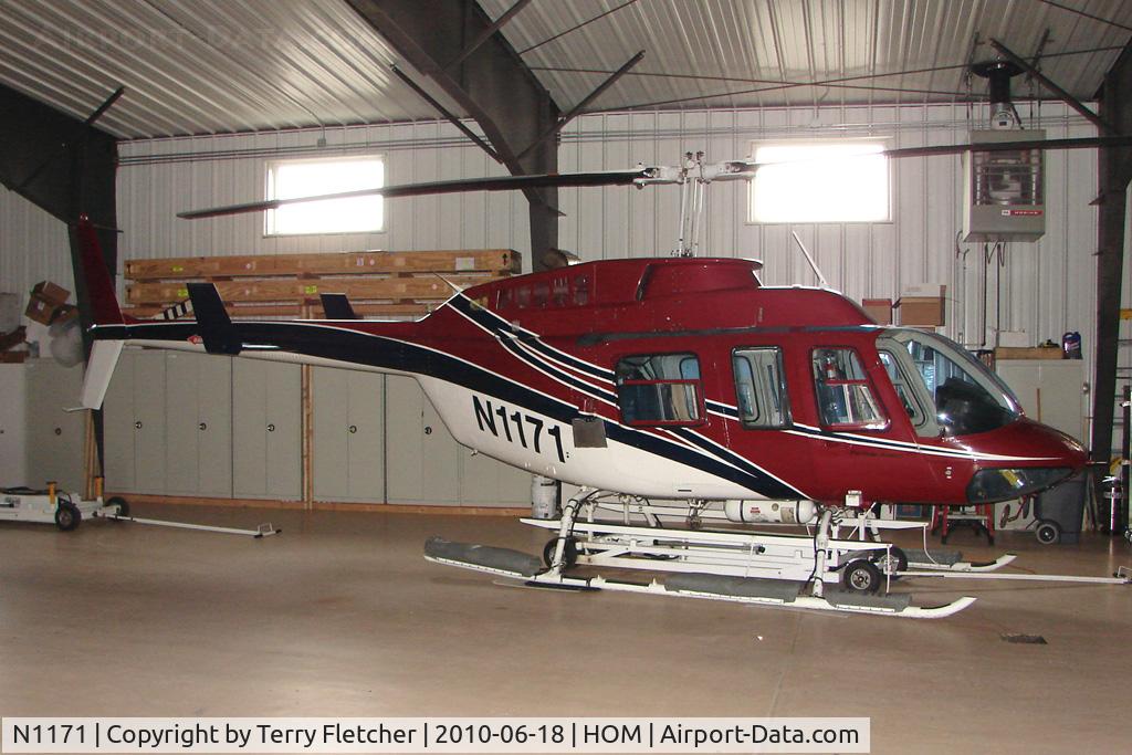 N1171, 1979 Bell 206L-1 LongRanger II C/N 45234, 1979 Bell Helicopter Textron 206L-1, c/n: 45234 at Homer AK