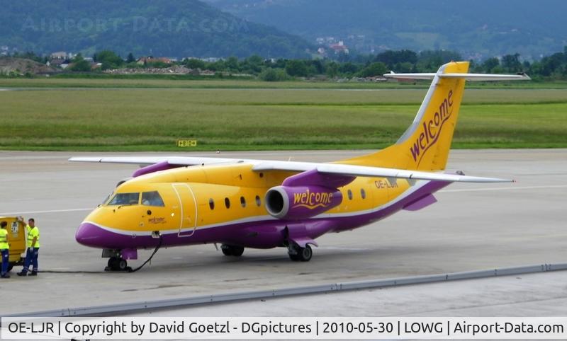 OE-LJR, 2001 Dornier 328-310 C/N 3213, Stop at the schedule flight from Cologne to Innsbruck.