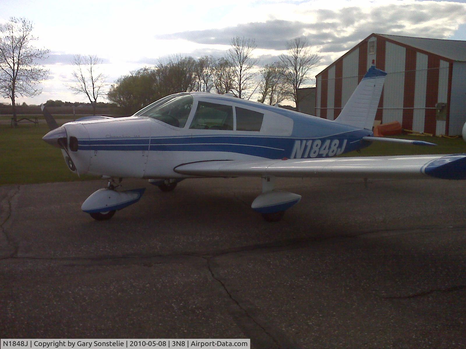 N1848J, 1968 Piper PA-28-140 C/N 28-24284, Mahnomen MN