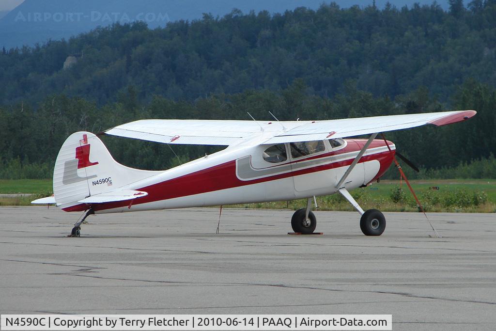N4590C, Cessna 170B C/N 25534, Cessna 170B, c/n: 25534 At Palmer