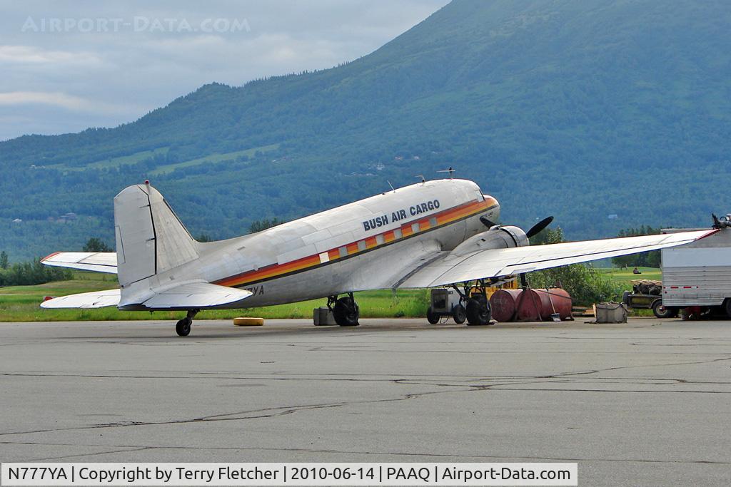 N777YA, 1944 Douglas DC-3C (C47-B-DK/R4D-6) C/N 25634/14189, 1944 Douglas DC3C, c/n: 25634 at Palmer