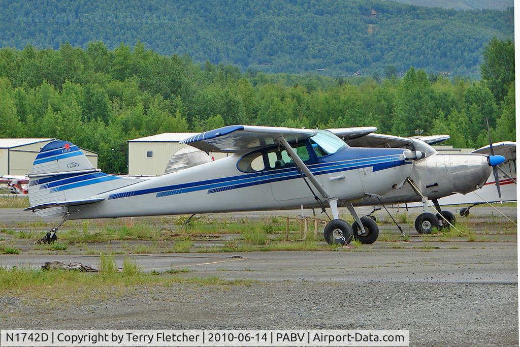 N1742D, 1951 Cessna 170A C/N 20185, 1951 Cessna 170A, c/n: 20185 at Birchwood