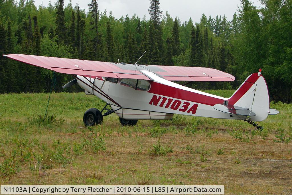 N1103A, 1951 Piper PA-18-125 Super Cub C/N 18-691, 1951 Piper PA-18-125, c/n: 18-691 at Mackey Lake landstrip
