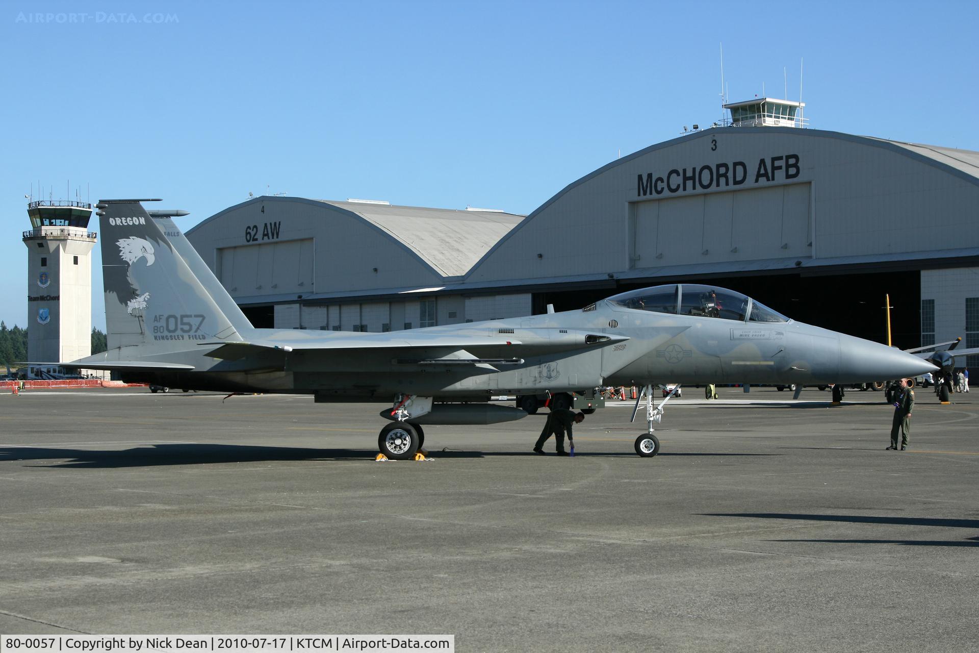 80-0057, 1980 McDonnell Douglas F-15D Eagle C/N 0698/D029, KTCM