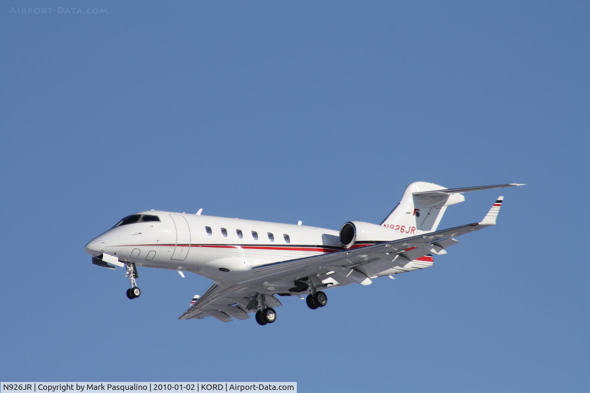 N926JR, 2006 Bombardier Challenger 300 (BD-100-1A10) C/N 20103, BD-100-1A10