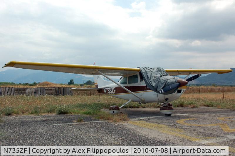 N735ZF, 1977 Cessna 182Q Skylane C/N 18265809, Stored in a private airfield near Lamia, Greece