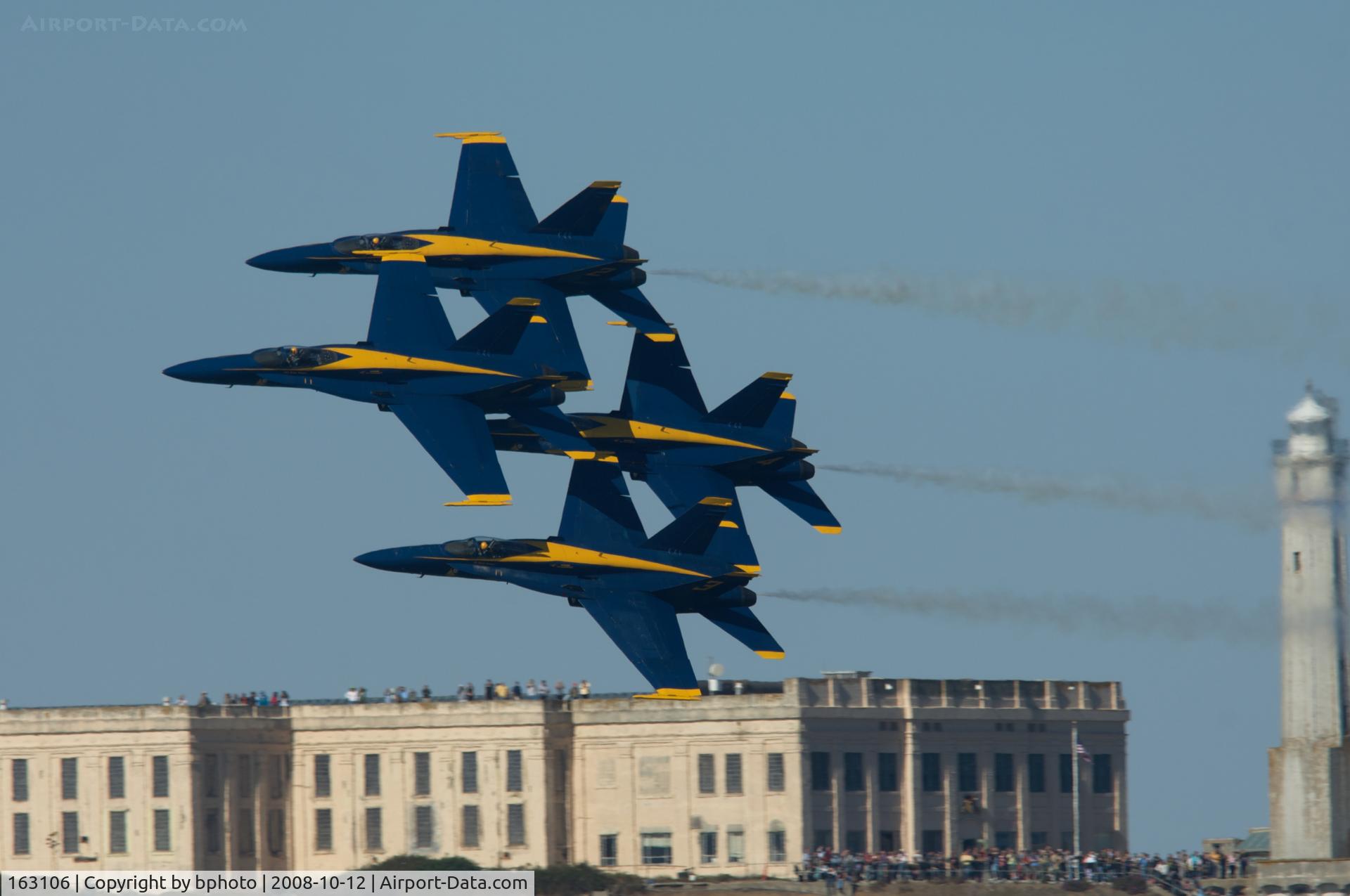 163106, McDonnell Douglas F/A-18A Hornet C/N 0495, F-18 Blue Angels