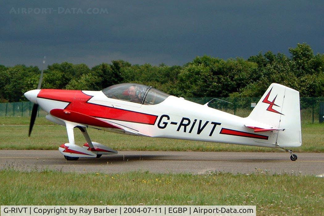 G-RIVT, 1996 Vans RV-6 C/N PFA 181-12743, Van's RV-6 [PFA 181-12743] Kemble~G 11/07/2004. Seen taxiing out for departure.