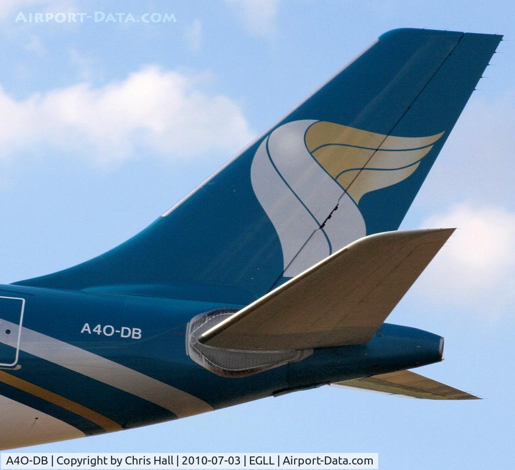 A4O-DB, 2009 Airbus A330-343 C/N 1044, Oman Air Airbus A330-343(X)
