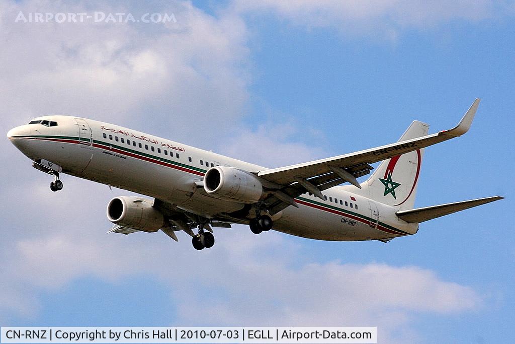 CN-RNZ, 2002 Boeing 737-8B6 C/N 33058, Royal Air Maroc