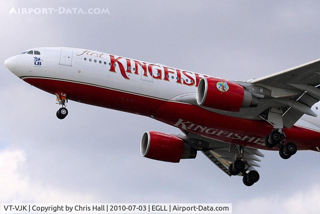 VT-VJK, 2008 Airbus A330-223 C/N 874, Kingfisher Airlines