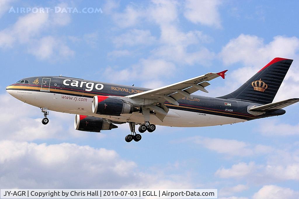 JY-AGR, 1988 Airbus A310-304(F) C/N 490/4451, Royal Jordanian