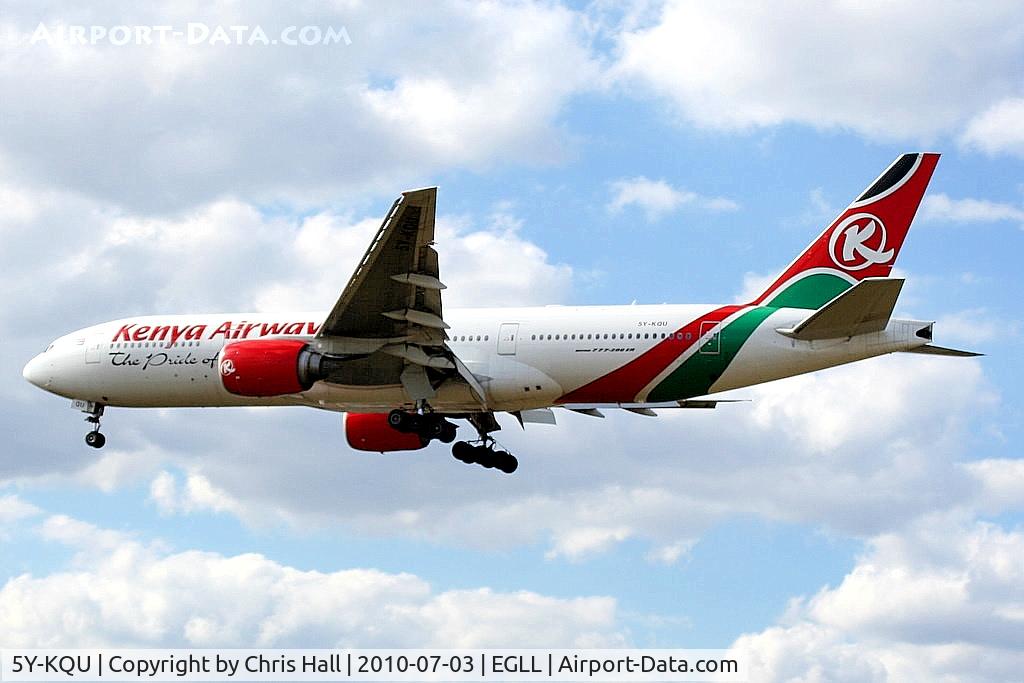 5Y-KQU, 2004 Boeing 777-2U8/ER C/N 33681, Kenya Airways