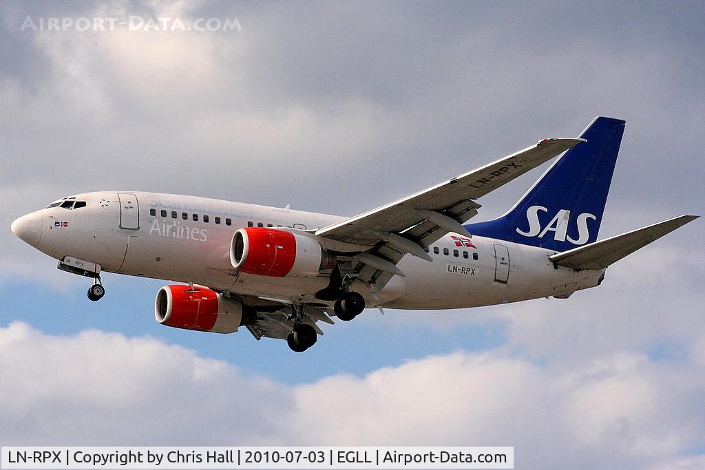 LN-RPX, 1998 Boeing 737-683 C/N 28291, SAS Braathens