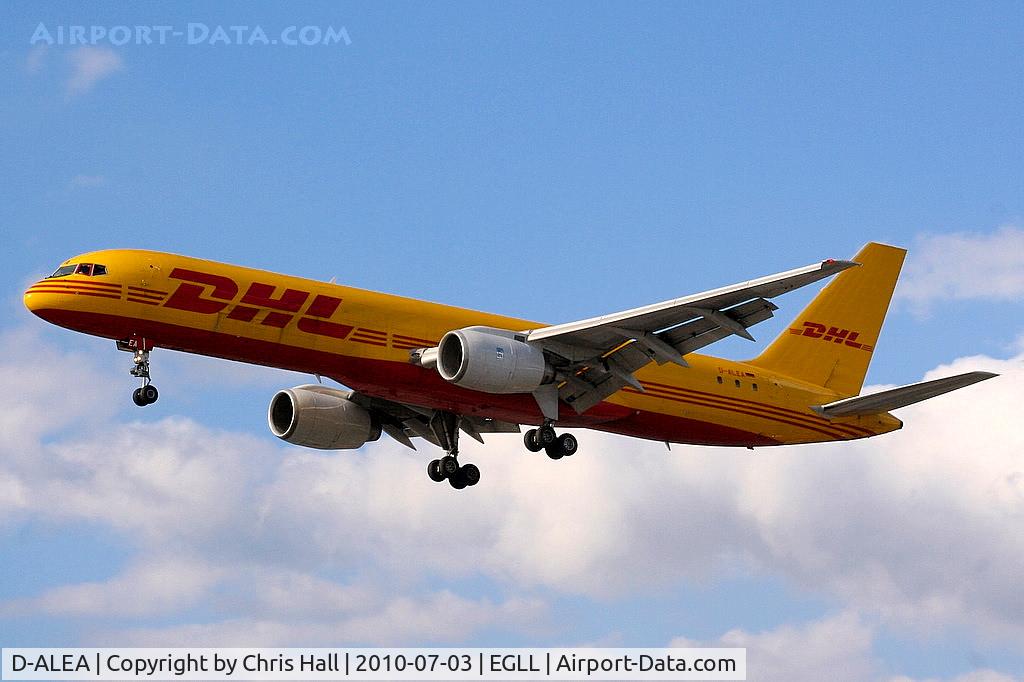 D-ALEA, 1982 Boeing 757-236 C/N 22172, EAT - European Air Transport  operating for DHL Express
