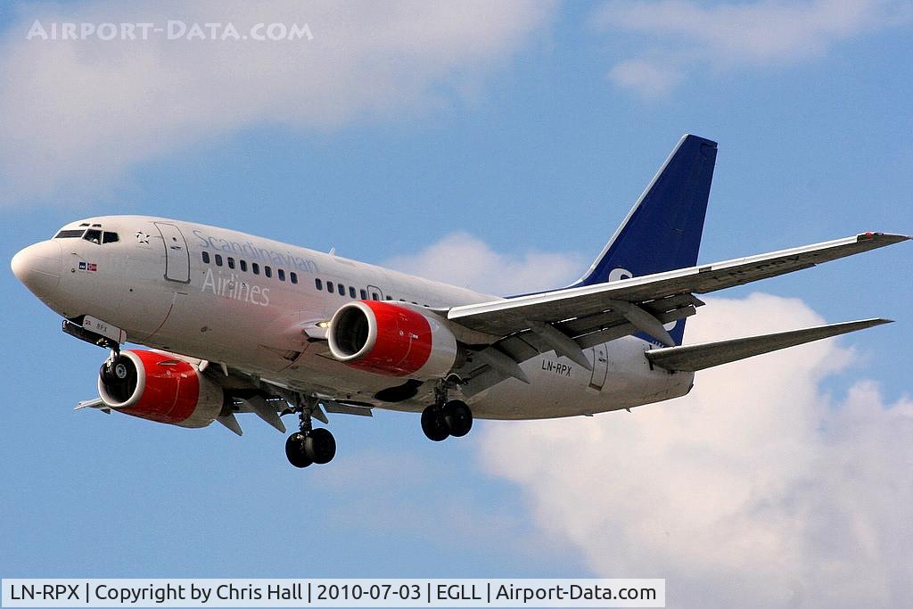 LN-RPX, 1998 Boeing 737-683 C/N 28291, SAS Braathens