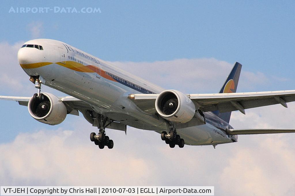 VT-JEH, 2007 Boeing 777-35R/ER C/N 35166, Jet Airways