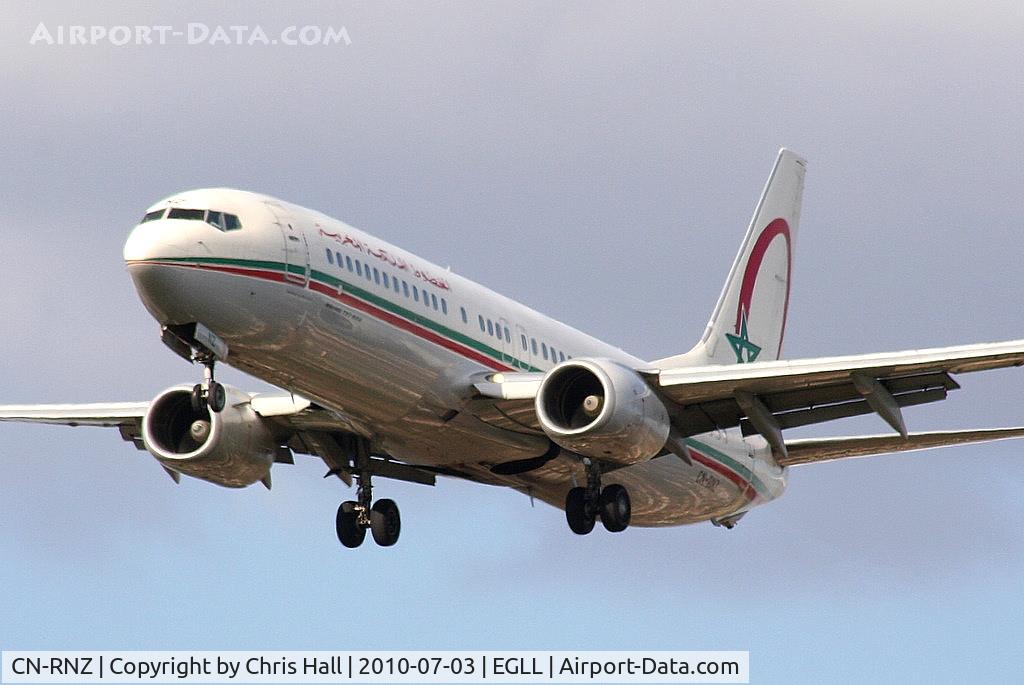 CN-RNZ, 2002 Boeing 737-8B6 C/N 33058, Royal Air Maroc