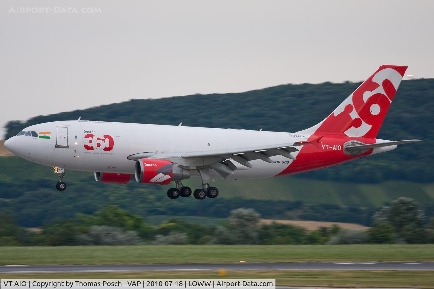 VT-AIO, 1994 Airbus A310-324 C/N 693, Deccan Cargo
